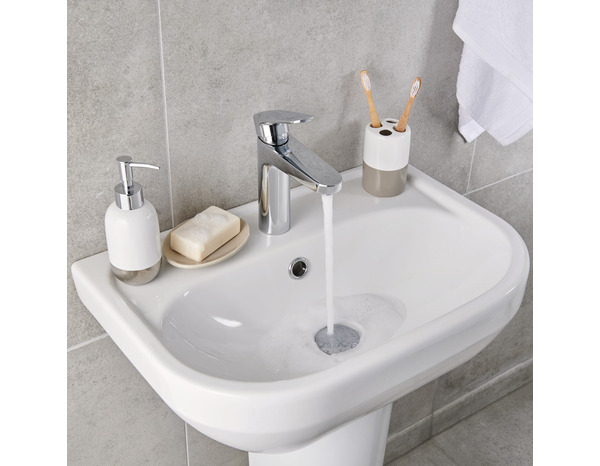 Mitigeur lavabo "Cavally" L - GoodHome - Brico Dépôt