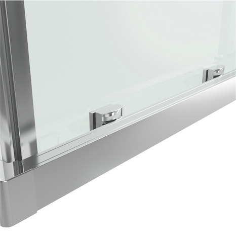 Accès d'angle droit "Beloya" l.90 cm en verre effet miroir - GoodHome - Brico Dépôt