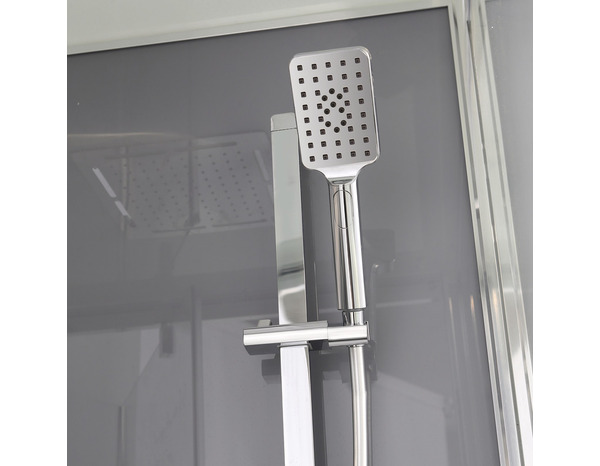 Cabine de douche hydromassante "Beloya" miroir - L.90 x l.90 x H.220 cm - GoodHome - Brico Dépôt