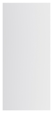 Côté de remplacement haut "Garcinia" gris brillant l.32 x h.72 x ép.1,8 cm - GoodHome - Brico Dépôt