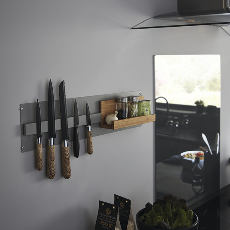 Support magnétique "Pecel" L. 60 x H. 15 cm - GoodHome - Brico Dépôt