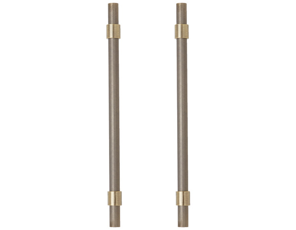 Lot de 2 poignées effet antique brossé "Dukkah" - L 25,7 cm - GoodHome - Brico Dépôt