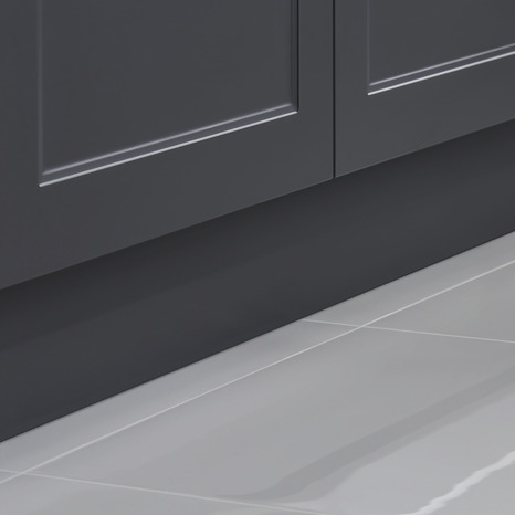 Plinthe "Florie"anthracite mat - L. 2.4m x - H. 15cm - Cooke and Lewis - Brico Dépôt