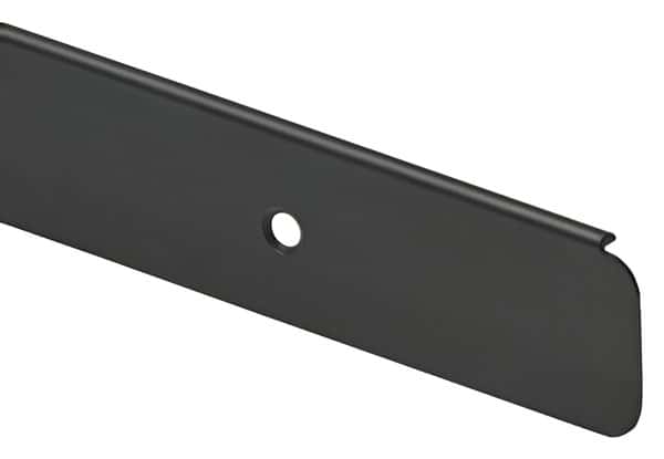 Profil de finition pour plan de travail noir brossé l. 30 mm x H. 28 mm -  Brico Dépôt