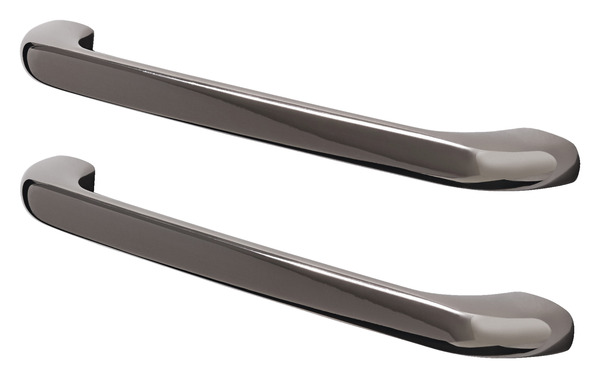 lot 2 poignées argent "Condio" L 22.5 cm - GoodHome - Brico Dépôt