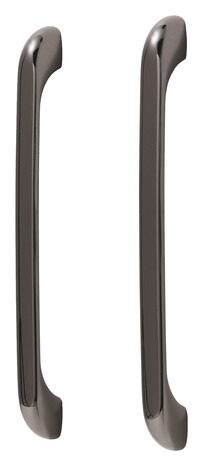 lot 2 poignées argent "Condio" L 22.5 cm - GoodHome - Brico Dépôt