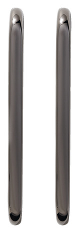 lot 2 poignées argent "Condio" L 22.5 cm - GoodHome - Brico Dépôt