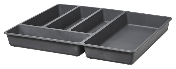 Range-couverts gris NITAKI 5 compartiments - L. 50 x P. 42cm - Cooke and Lewis - Brico Dépôt