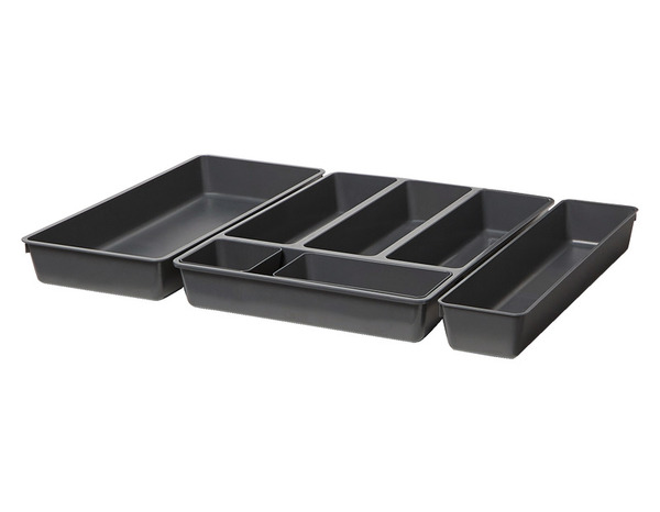 Range-couverts gris NITAKI 1 compartiment - L. 20 x P. 42cm - Cooke and Lewis - Brico Dépôt