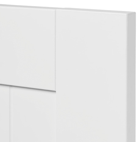 Façade casserolier ou hotte "Alpinia" blanc l.59,7 x h.35,6 cm - GoodHome - Brico Dépôt