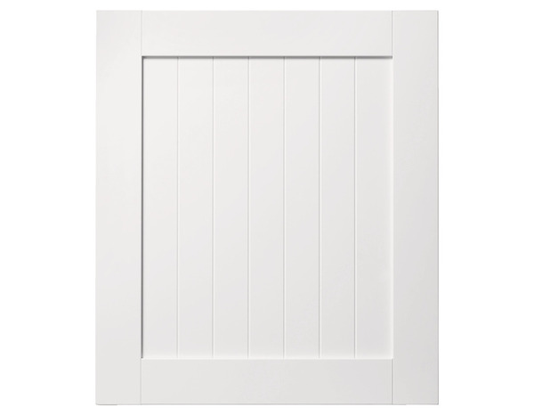 Façade de cuisine électro "Alpinia" blanc l.59,7 x h.68,7 cm - GoodHome - Brico Dépôt