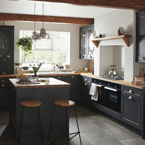 Façade 1 porte 15cm "Florie"anthracite mat - L. 14.7 x H. 71.5cm - Cooke and Lewis - Brico Dépôt