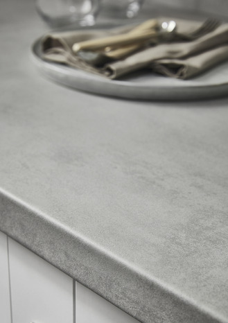 Bande de chant effet béton L. 300 cm x l. 4,0 cm - Cooke and Lewis - Brico Dépôt