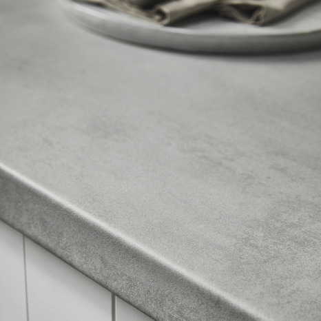 Bande de chant effet béton L. 300 cm x l. 4,0 cm - Cooke and Lewis - Brico Dépôt