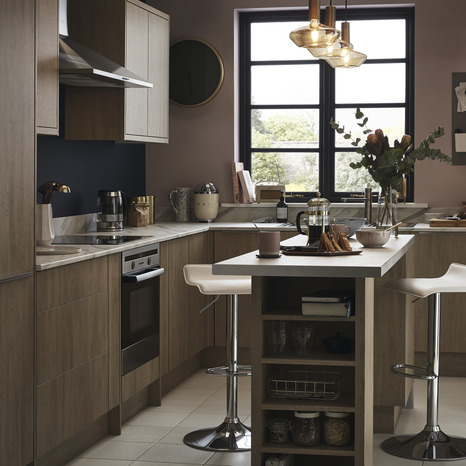 Façade 1 porte "Chia" chêne clair l.14,7 x h.71,5 cm - GoodHome - Brico Dépôt