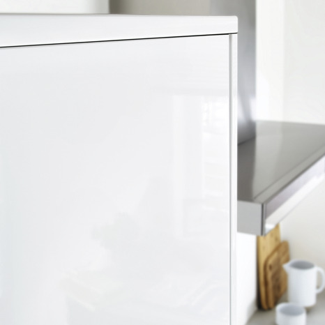 Corniche cache-lumière "Stevia/Garcinia" blanc l.240 x h.3,5 cm - GoodHome - Brico Dépôt