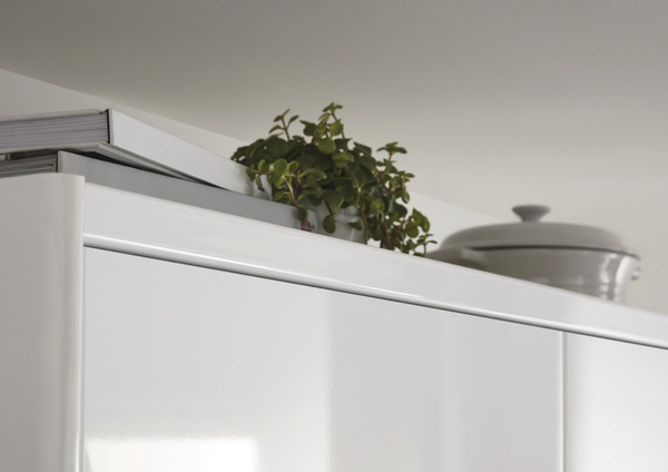 Corniche cache-lumière "Stevia/Garcinia" blanc l.240 x h.3,5 cm - GoodHome - Brico Dépôt