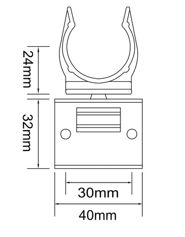 4 clips de fixation noirs pour plinthe - Cooke and Lewis - Brico Dépôt