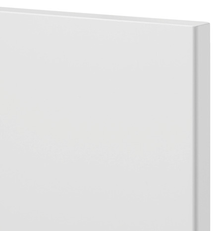 Façade 3 tiroirs + 1 casserolier 40cm "Dorice" blanc brillant - L. 39.7 x H. 71.5cm - Cooke and Lewis - Brico Dépôt