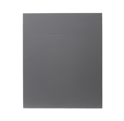 Façade 1 porte + 1 tiroir "Stevia" anthracite l.59,7 x h.71,5 cm - GoodHome - Brico Dépôt