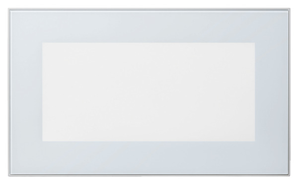 Façade 1 porte vitrée sur-hotte 60cm "Jarod" blanc givré - L. 59.7 x H. 35.6cm - Cooke and Lewis - Brico Dépôt