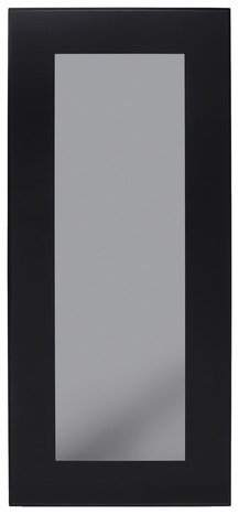 Façade 1 porte vitrée sur-hotte 80cm "Jarod" noir fumé - L. 79.7 x H. 35.6cm - Cooke and Lewis - Brico Dépôt