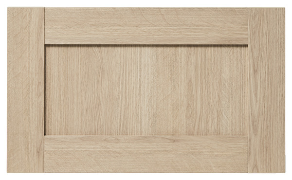 Façade 1 casserolier ou sur-hotte 60cm "Coline" chêne clair - L. 59.7 x H. 35.6cm - Cooke and Lewis - Brico Dépôt