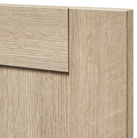 Façade 1 casserolier ou sur-hotte 60cm "Coline" chêne clair - L. 59.7 x H. 35.6cm - Cooke and Lewis - Brico Dépôt