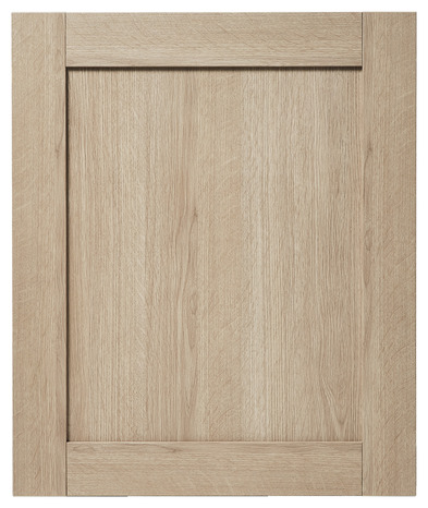 Façade 1 porte 60cm "Coline" chêne clair - L. 59.7 x H. 71.5cm - Cooke and Lewis - Brico Dépôt