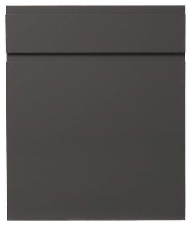 Façade 1 porte + 1 tiroir "Glorian" anthracite l.59,7 x h.71,5 cm - GoodHome - Brico Dépôt