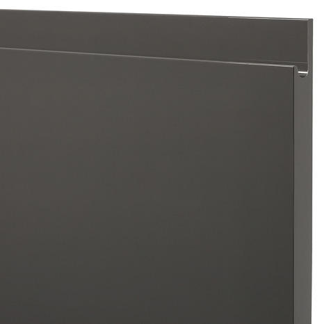 Façade 1 porte + 1 tiroir "Glorian" anthracite l.59,7 x h.71,5 cm - GoodHome - Brico Dépôt