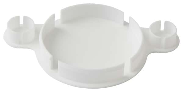 Cache-trou de charnière en plastique blanc ø35 mm, 4 pièces - GoodHome