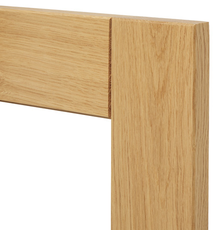 Façade 1 porte vitrée 30cm "Ilona"chêne doré - L. 29.7 x H. 71.5cm - Cooke and Lewis - Brico Dépôt