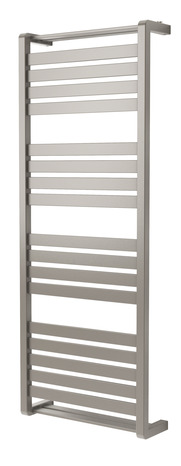 Sèche-serviette à eau chaude "Loreto" gris 679 W - H. 130 x l. 50 cm - GoodHome - Brico Dépôt