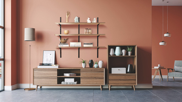 Crémaillère double noire 199 cm "Twinny" - Form - Brico Dépôt