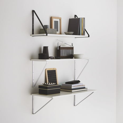 Équerre noire "Clever" - H. 280 mm x L. 20 mm x P. 200 mm - Form - Brico Dépôt