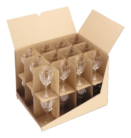 Kit déménagement vaisselle : 1 cartons verres + 2 cartons