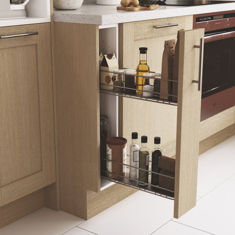 Rangement coulissant 2 niveaux pour meuble bas 15cm - Cooke and Lewis - Brico Dépôt