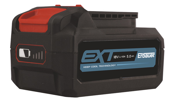 2 batteries 18V 5Ah - Chargeur multiport - Erbauer - Brico Dépôt