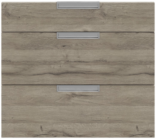 Façade 1 tiroir + 2 casseroliers "Pachira" bois l.79,7 x h.71,5 cm - GoodHome - Brico Dépôt