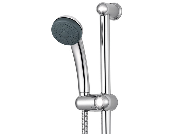 Kit barre de douche "Nakri" 1 jet-  Ø. 2 cm x H. 49 cm  - Brico Dépôt