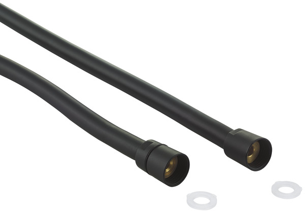 Flexible de douche noir en PVC - 1,75 m - GoodHome - Brico Dépôt