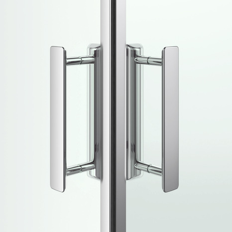 Accès d'angle droit "Beloya" l.70 cm en verre transparent - GoodHome - Brico Dépôt