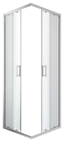 Accès d'angle droit "Beloya" l.70 cm en verre transparent - GoodHome - Brico Dépôt