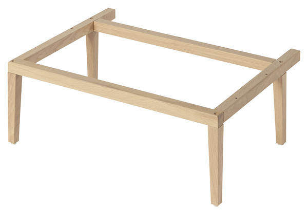 Base 4 pieds pour meuble de salle de bains Avela L.60 cm - GoodHome - Brico Dépôt