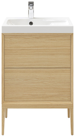 Base 4 pieds pour meuble de salle de bains Avela L.60 cm - GoodHome - Brico Dépôt