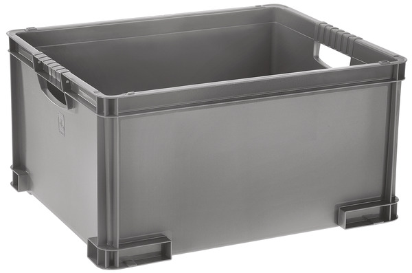 Caisse en plastique gris 23 L "Kutu" - Brico Dépôt