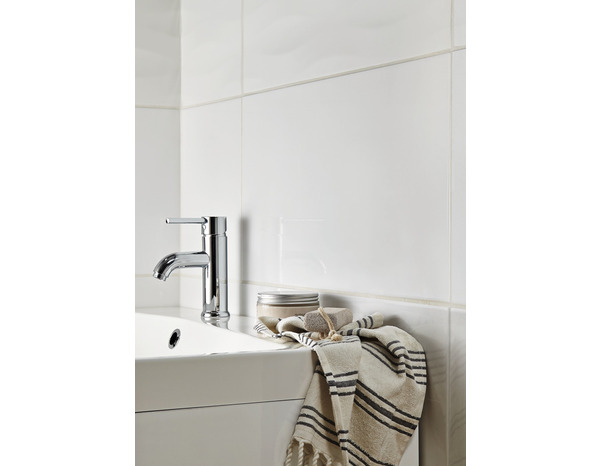 Carrelage mural "Perouso" blanc - l. 30 x L. 60 cm - GoodHome - Brico Dépôt