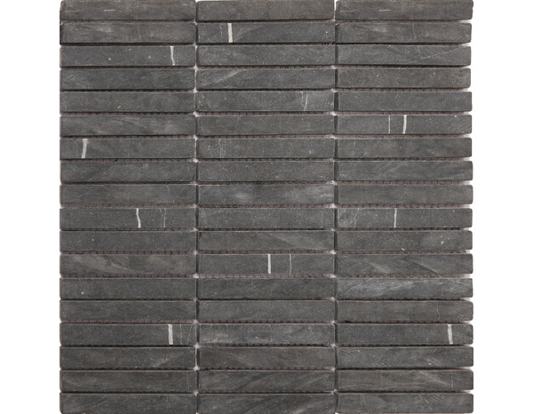 Mosaïque sol/mur "Blue stone" gris anthracite l. 30 x L. 30 cm - GoodHome - Brico Dépôt