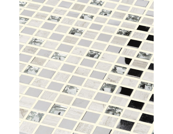 Mosaïque "Mecine" beige - l. 30 x L. 30 cm - Colours - Brico Dépôt